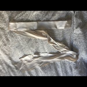 BHLDN Madeline Fig silk bridal sash
